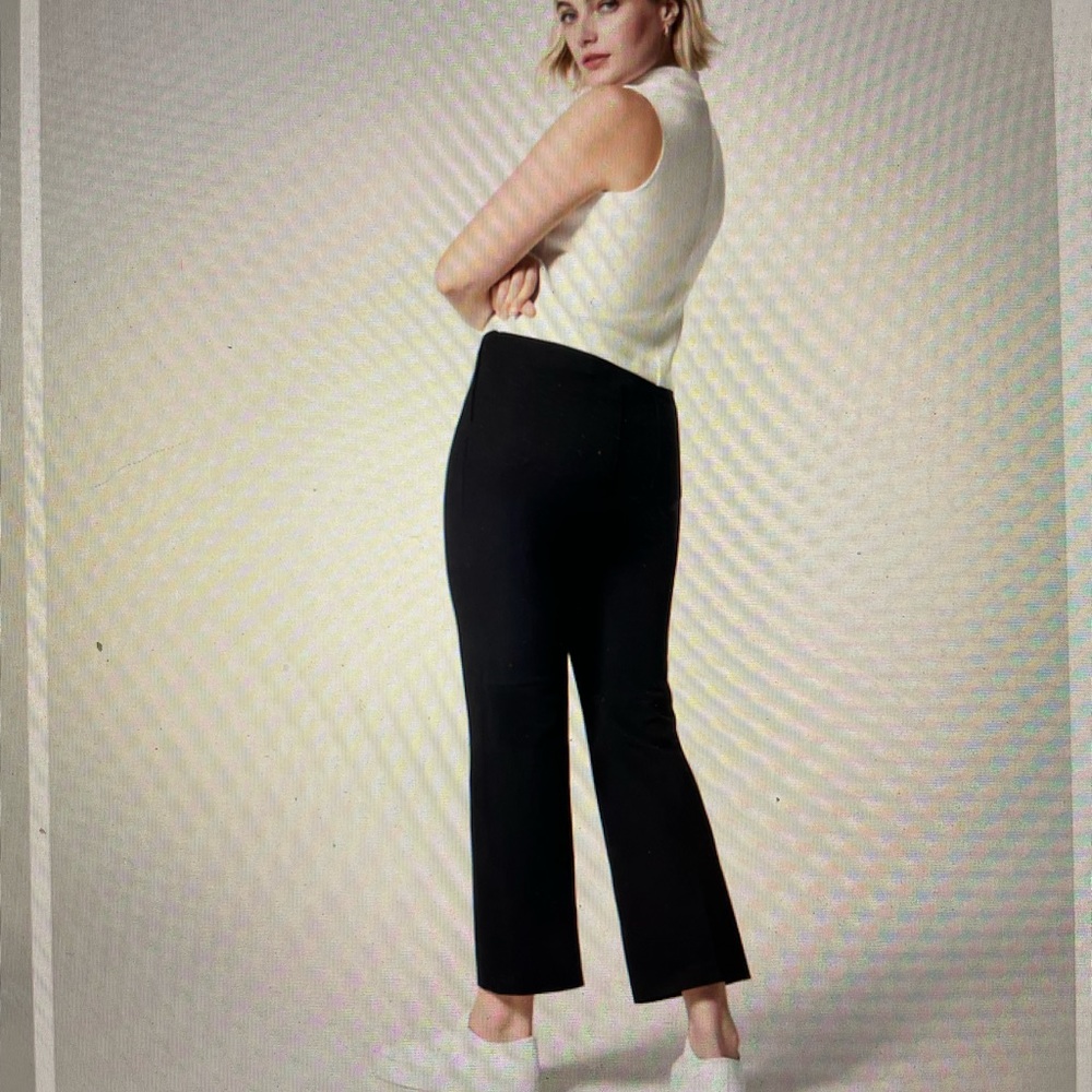 Spanx on the go, kick flare pants and classic black
